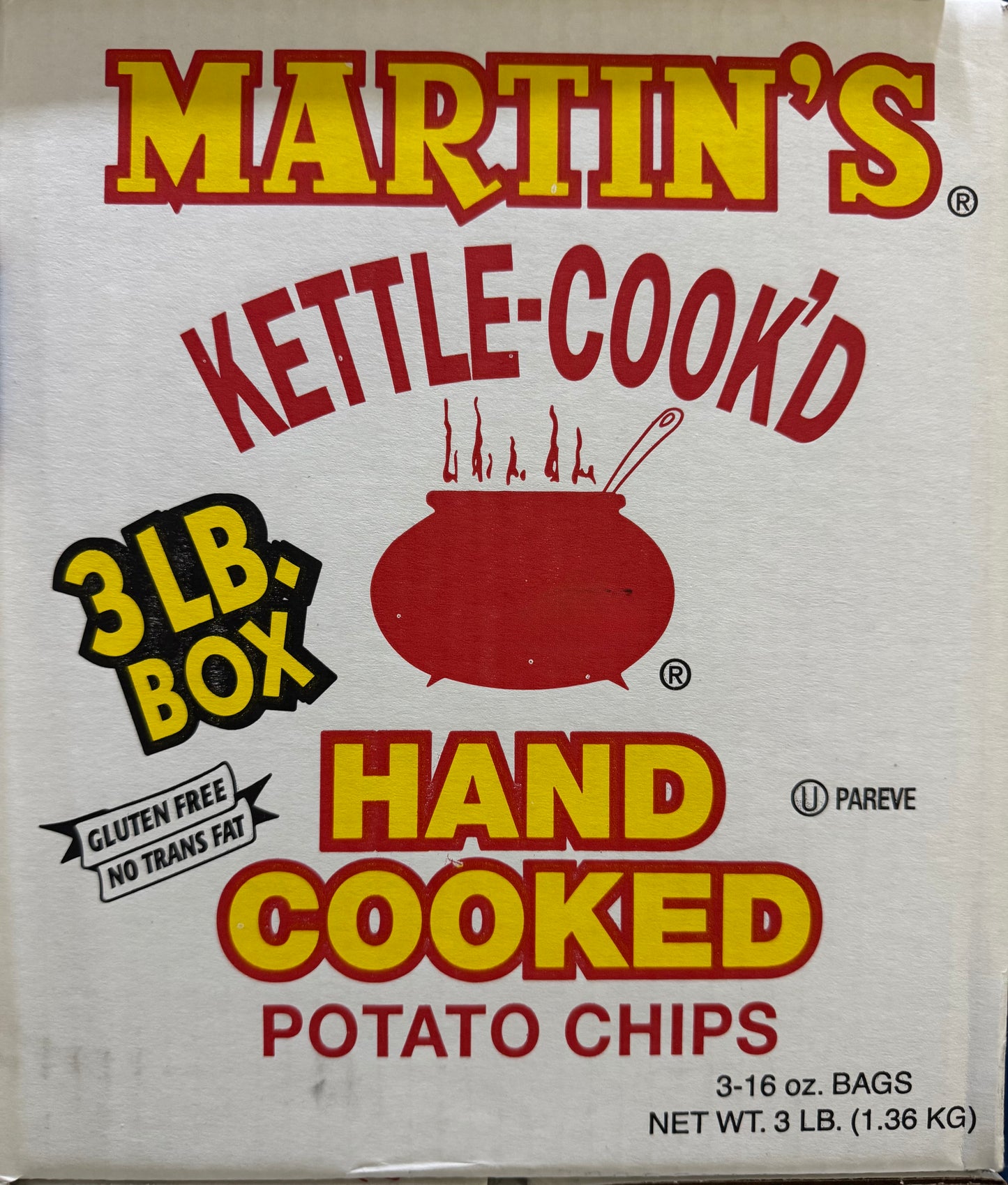 Martin’s Kettle Cook’d - 3lb Box