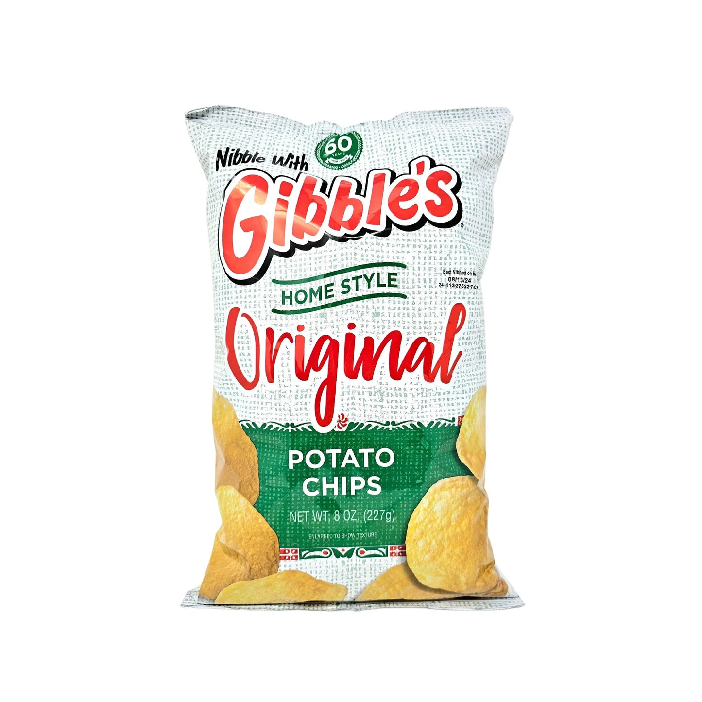 Gibble’s Potato Chips - Original - 3 Bags - 8oz