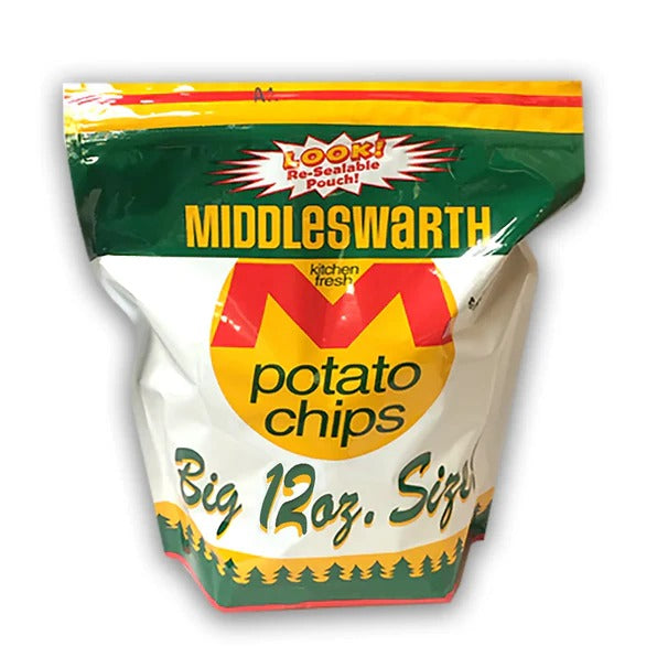 Middleswarth Plain 12oz Re-Sealable Bags - 3 Pack