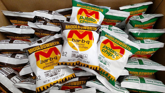 Middleswarth Potato Chips 24ct Snack Case